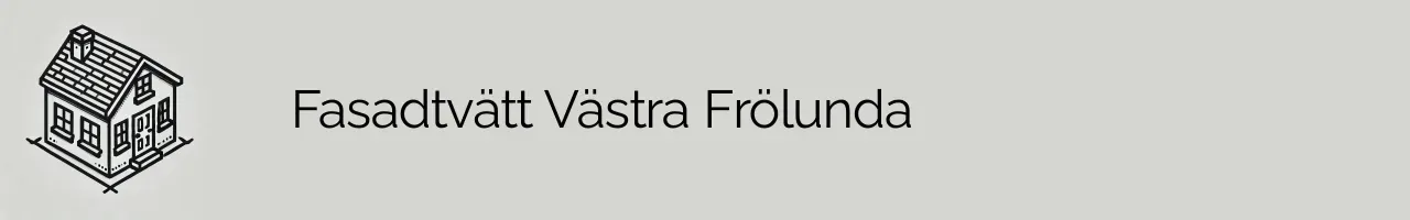 Fasadtvätt Västra Frölunda